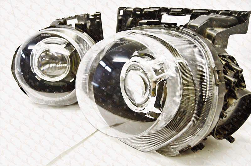 Bi Led cветодиодные фары Nissan Juke